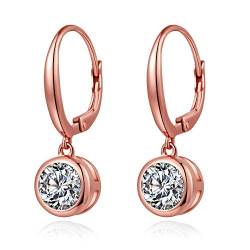 Ohrringe Rosegold Hängend Creolen Rosegold Ohrringe Hängend Silber 925 Ohrhänger Rosegold Hängende Ohrringe Rosegold 925 Rose Ohrringe Silbe Hängend Silber Ohrringe Damen Hängend von jiamiaoi