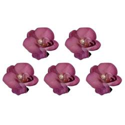 Niedliche süße Phalaenopsis-Blumen-Haarnadel, modisches Bohemia-Design, Perle für weibliche Orchidee, Haarnadel, Blumenkopfschmuck von jileijar