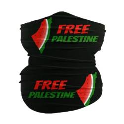jileijar Halstuch, Gesichtsmaske, Bandana, Palästinensische Karte, Halstuch, Schlauchschal, Gesichtsbedeckung, Stirnband für Männer und Frauen, Freies Palästina, Einheitsgröße von jileijar