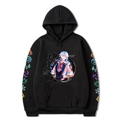 jiminhope Anime Genshin Impact Hoodie Kamisato Ayato Hoodie Genshin Impact Pullover Kamisato Ayato Hoodie für Anime Fans von jiminhope