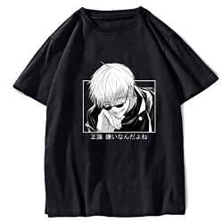 jiminhope Anime Jujutsu Kaisen Gojo Satoru T-Shirts Gojo Pullover Unisex Kurzarm Satoru Gojo T-Shirts Für Jujutsu Kaisen Fans von jiminhope