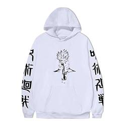 jiminhope Anime Jujutsu Kaisen Kapuzenpullover Gojo Satoru Sweatshirt Itadori Yuji Pullover Ryomen Sukuna Langarm Hoodie von jiminhope