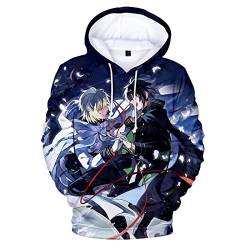 jiminhope Anime Seraph of The end Kapuzenpullover Ichinose Guren Sweatshirt Hyakuya Mikaela Pullover Hiiragi Shinoa Langarm Cosplay Hoodie von jiminhope