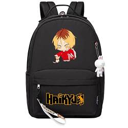 jiminhope Anime Volleyball Club !! Rucksack Computertasche Shoyo Hinata Rucksack Tobio Kageyama Kawaii Daypack Kenma Kozume Bookbag Schultasche Volleyball Club Friends Rucksack für Unisex von jiminhope