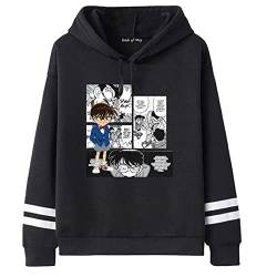 jiminhope Detective Conan Hoodie Unisex Anime Printed Pullover Sweatshirt Langarm Casual Hoodie Conan Edogawa Anime Cosplay A- von jiminhope