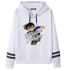 jiminhope Detective Conan Hoodie Unisex Anime Printed Pullover Sweatshirt Langarm Casual Hoodie Conan Edogawa Anime Cosplay A- von jiminhope