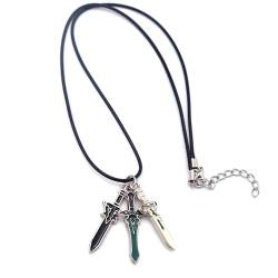 jiminhope Sword Art Online Halskette Unisex Kazuto Kirigaya Choker Halsschmuck Asuna Yuuki Schmuck Anime Geschenk von jiminhope