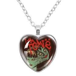 jiminhope Tomie Halskette Unisex Horror Manga Junji Itou Choker Halsschmuck Kawakami Tomie Schmuck Tomie Anime Gothic Geschenk von jiminhope