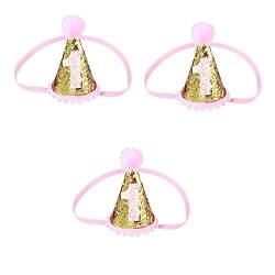 jojofuny 3 Stk Haarschmuck Kegel Hut Junge Baby von jojofuny