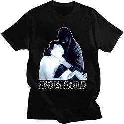 Crystal Castles Men's Woem'S Burka T-Shirt Short Sleeve Tee Shirts Plsize Top T Shirt Streetwear Black L von jueqi