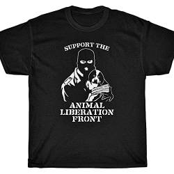 Support The Animal Liberation Front T-Shirt - Alf Straight Edge Black S von jueqi