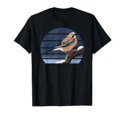 Eichelhäher Vogel Tiermotiv Geschenk Vogelfreund Biologe T-Shirt von jz.birds