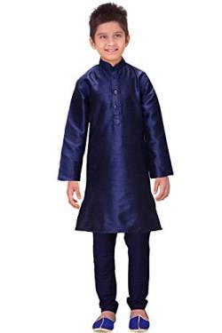 kacery FBA-BK-560 Pyjama für Jungen und Kinder, indischer Dupin Kurta, Nevyblue-fba-bk-565, 86 von kacery