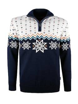 kama Pullover aus Merinowolle AND401, Unisex - Dunkel Blau (XXL) von kama