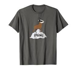 Berggamsl lustige für Bergsteiger Gams Gemse T-Shirt von katelein