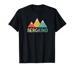 Bergkind T-Shirt Vintage Bergsteigen Klettern T-Shirt von katelein