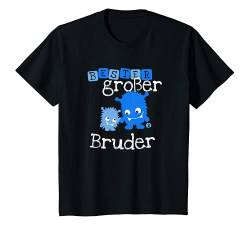 Kinder Bester großer Bruder T-Shirt | Monster Geschwister lustig von katelein