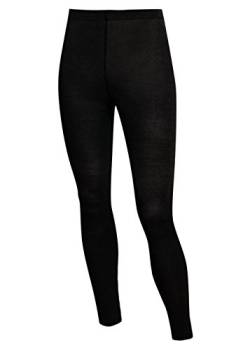 Leggings Damen schwarz Damen Leggings schwarz mit Innenseite angeraut warm weich kuschelig Gr (L/44-46) von kbsocken