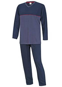 kbsocken Herren Schlafanzug lang Pyjama Nachtwäsche Sleepwear M L XL XXL 3XL 100% Baumwolle (L) von kbsocken