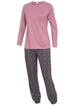 kbsocken Langer Damen Schlafanzug Pyjama Langarmshirt Sleepwear Hausanzug für Frauen S M L XL (M) von kbsocken