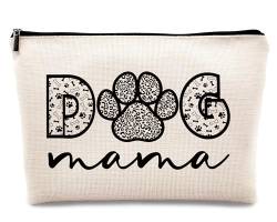 kdqua Dog Mom Make-up-Tasche, Hundetasche für Hundeliebhaber, Hundegeschenke für Hundeliebhaber, Hundemutter, Geschenke für Frauen, beste Geschenke für Hundebesitzer, Hundemutter, Pfotenpfote, von kdqua