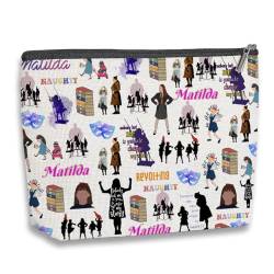 kdxpbpz Musikalisch inspiriertes Geschenk Fernsehen Geschenk Komödie Tragödie Maske Theater Drama Kosmetiktasche Musiktheater Geschenk Reise Toilettenartikel Make-up Organizer Reißverschlusstasche, von kdxpbpz