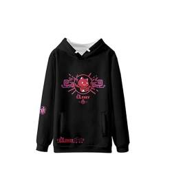 keepmore Anime Genshin Impact Unisex Kapuzenpullover Lyney Frauen Mode Kapuzensweatshirt Männer Langarm Pullover Kapuzenjacke mit Tasche für Erwachsene Jugend von keepmore