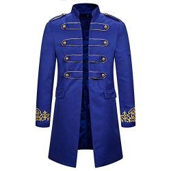 keepmore Herren Jacke Frack Männer Steampunk Gothic Uniform Cosplay Kostüm Smoking Mantel Retro Viktorianischen Langer Uniformkleid von keepmore