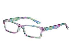 keepmore Quadratischer Rahmen Lesebrille Herren Damen Mode Hyperopie Brille Ultraleicht Anti-blaues Licht Brille Dioptrie Brille +1.0 to +3.5 von keepmore