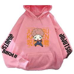 keepmore Unisex Jujutsu Kaisen Hoodie Yuji Itadori Cosplay Kostüm Langarm Kapuzenpullover Jacke Mantel Top Khaki von keepmore