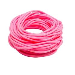 keland 50P Gummi Silikon Armbänder Armbänder Bänder Shag Rubber Gummies Bangles Wristbands (hot pink) von keland