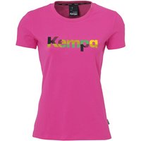 Kempa Kurzarmshirt T-SHIRT WOMEN BACK2COLOUR petrol/pink von kempa