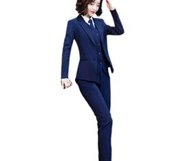 keusyoi 3-teiliges Set für Damen, Weste, Blazer, Jacke und Hose, Anzug, Büro, Damen, formelle Arbeitskleidung von keusyoi