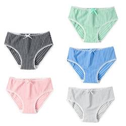 keusyoi 5 Stück/Set Baumwolle Panties Sexy Panty Slips Atmungsaktiv Frauen Unterwäsche Damen Unterhose von keusyoi