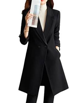 keusyoi Autumn Office Damen Jacke und Hose Set Damen Arbeit Business Wear Hose Anzug Schwarz Lang Blazer 2-teiliges Set von keusyoi