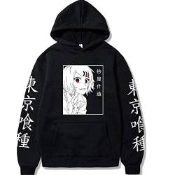 kewing Tokyo Ghoul Hoodies Juzo Suzuya Anime Graphic Harajuku Pullover Sweatshirt Lässige Männer/Frauen Streetwear Tops von kewing