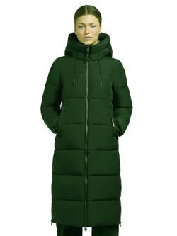 KHUJO Miri Damen Wintermantel Steppmantel Mantel Winterjacke Coat (DE/NL/SE/PL, Alphanumerisch, L, Regular, Regular, Jungle-Green) von khujo