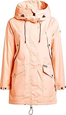 khujo AIRA2 AIRA3 Damen Mantel Übergangsjacke Parka Jacke Coat (as3, alpha, m, regular, regular, Peach (Aira3)) von khujo