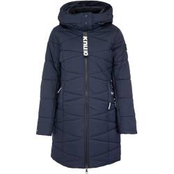 khujo Light Women Jacket Winterjacke Mantel (L, blu-nig) von khujo