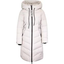 khujo Mikia Women Jacket Winterjacke Mantel Parka (DE/NL/SE/PL, Alphanumerisch, S, Regular, Regular, COT-CRE) von khujo