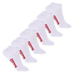 kicker Kinder Sneaker Socken (6 Paar) Weiß 31-34 von kicker