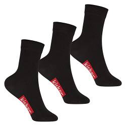 kicker Kinder Socken (3 Paar) Schwarz 27-30 von kicker