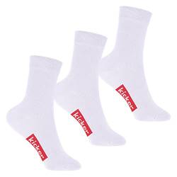 kicker Kinder Socken (3 Paar) Weiß 27-30 von kicker