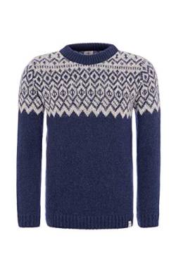 kidka Herren/Damen Wollpullover aus 100% Wolle - blau (XXL) von kidka