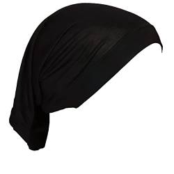 kine morderner weicher chiffon hijab kopftuch highquality schal in vielfältigen farben (black untertuch) von kine
