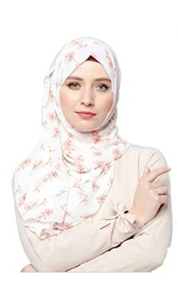 kine morderner weicher chiffon hijab kopftuch highquality schal in vielfältigen farben (rouge(rot)) von kine
