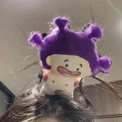 Cartoon Plüsch hässliche Puppe Haarband Lustiger Plüsch Haarreifen Geflochtene Puppe Haarreifen Haar Kopfschmuck Zubehör Süß für Frauen Foto von kkiuop