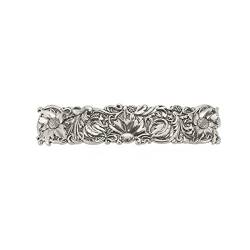 KKJOY Vintage Metall Haarspange Silber, Gänseblümchen Haarklammer, Haarnadeln Groß, Gothic Haarspangen Damen, Braut Haarschmuck Hochzeit, Bananenspange für Frauen und Mädchen von kkjoy