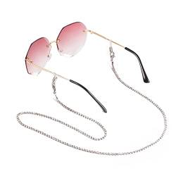 kkjoy Kupfer Strasssteine Brillenkette Maske Lanyards Brillenriemen Halter Halskette Brillenband Brillenband Brillenband Sonnenbrille Zubehör für Frauen Mädchen von kkjoy