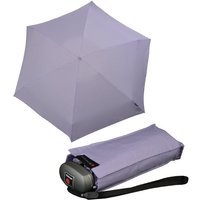Knirps® Taschenregenschirm winziger Damen-Taschenschirm, leicht und flach, für die Handtasche - Travel lila lavender von knirps